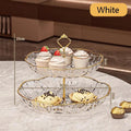 3 - Tier Luxury Cupcake Stand – Elegant Dessert Display & Fruit Tray - Hizoni