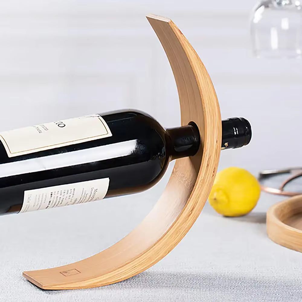 Modern Wooden Wine Rack – Sleek, Space-Saving & Minimalist