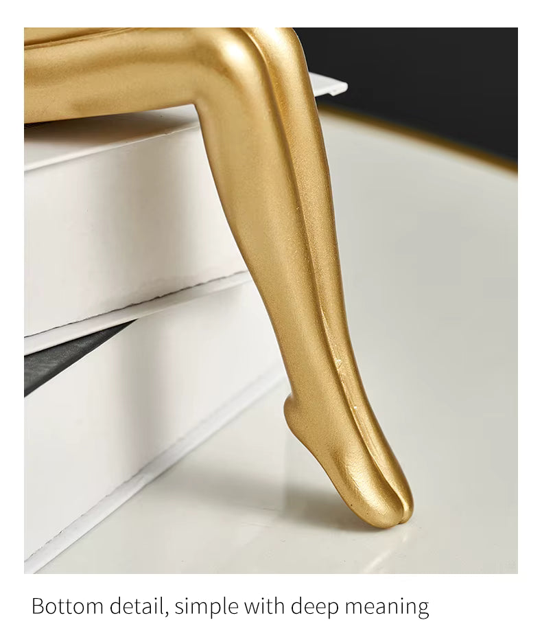 The Thinker  Minimalist Abstract Statue - Choose Your Pose