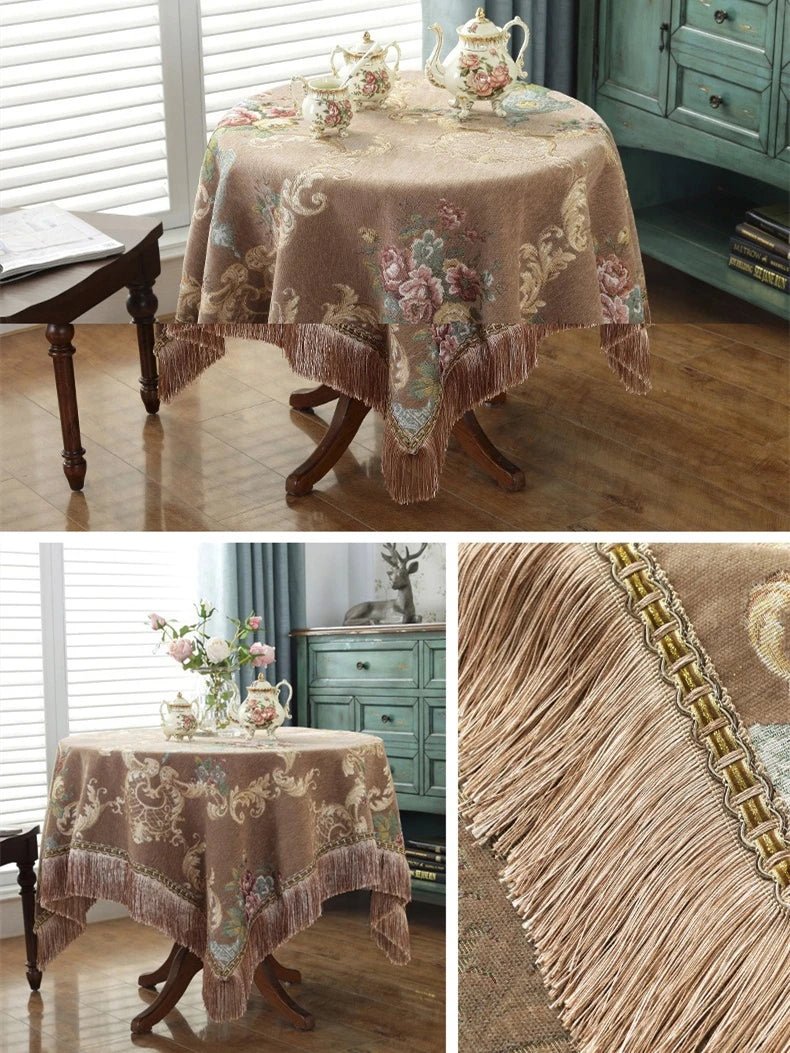 Contemporary Minimalist Table Cover – Premium Fabric Collection - Hizoni