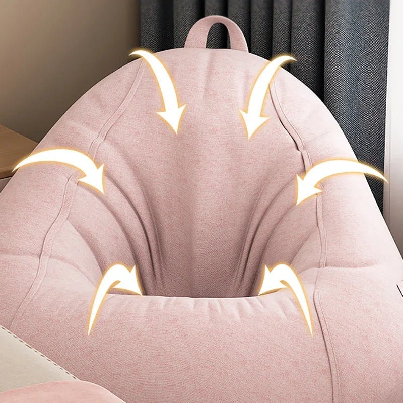 Cozy Linen Bean Bag Chair - Hizoni