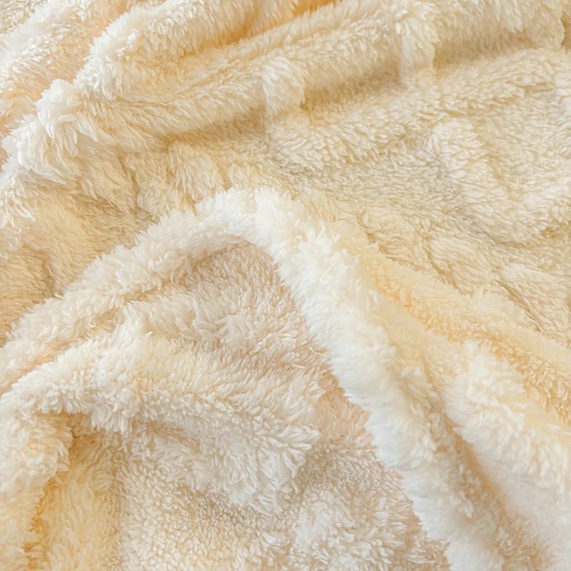 Cozy Taffeta Fleece Sofa Blanket - Soft & Stylish Cover - Hizoni