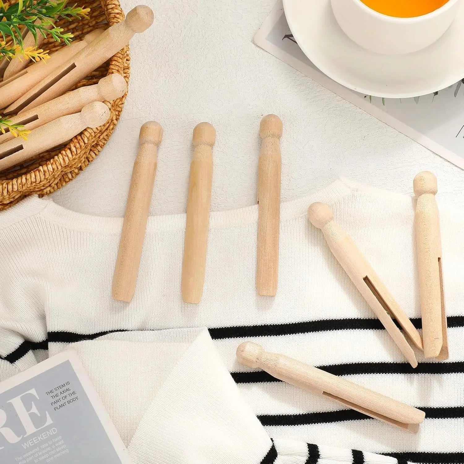 Eco - Friendly Wooden Clothespins - Hizoni