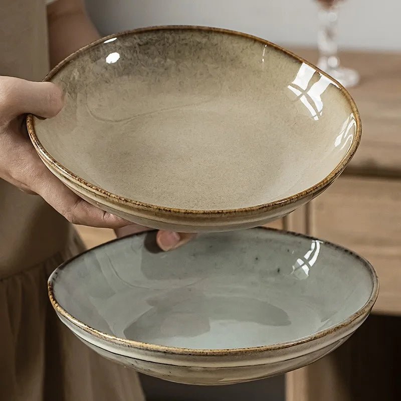 Elegant Ceramic Salad Bowl - Hizoni