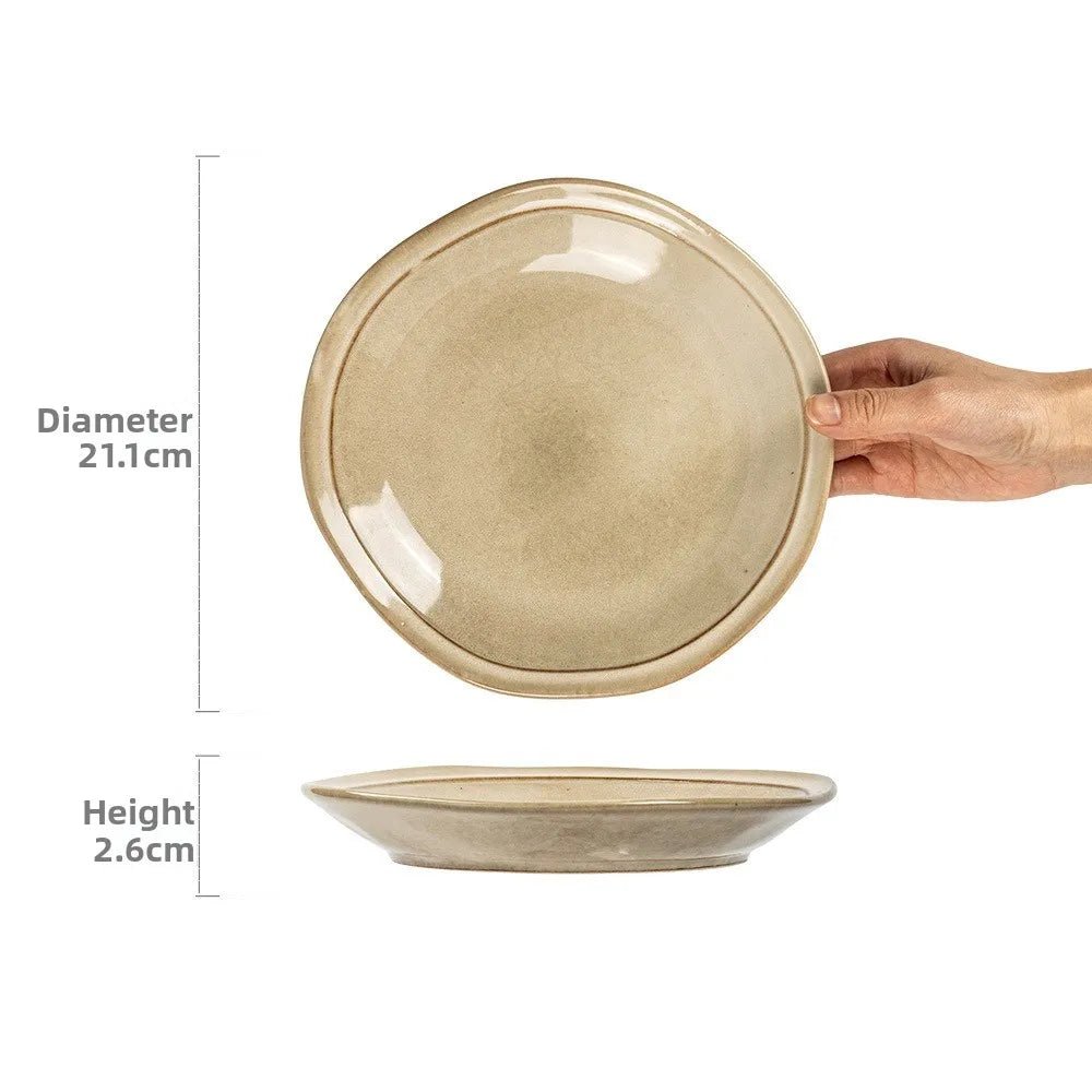 Elegant Ceramic Salad Bowl - Hizoni