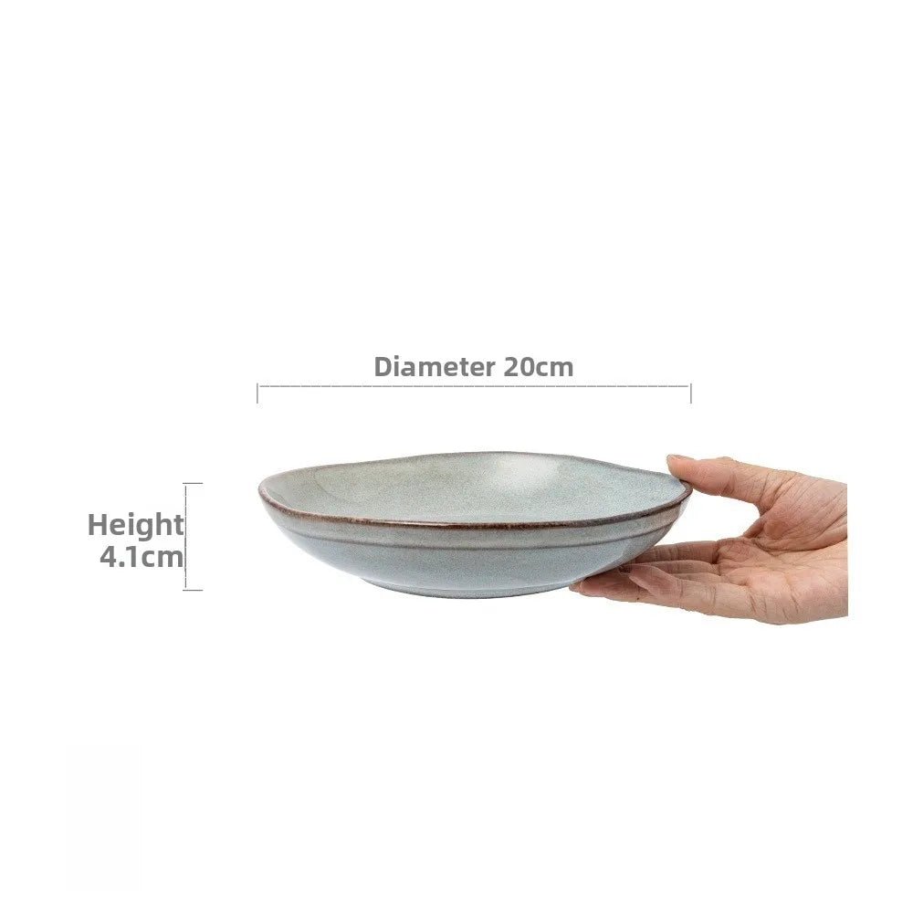 Elegant Ceramic Salad Bowl - Hizoni