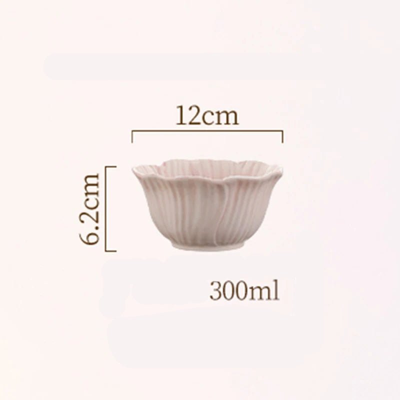Elegant Floral Ceramic Plate - Hizoni
