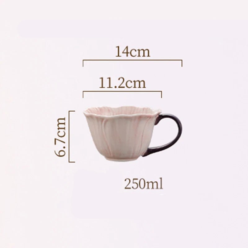 Elegant Floral Ceramic Plate - Hizoni
