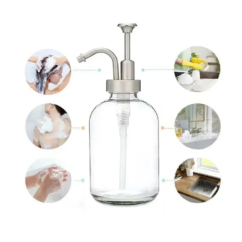 Elegant Glass Soap Dispenser - Hizoni