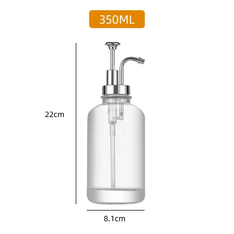 Elegant Glass Soap Dispenser - Hizoni