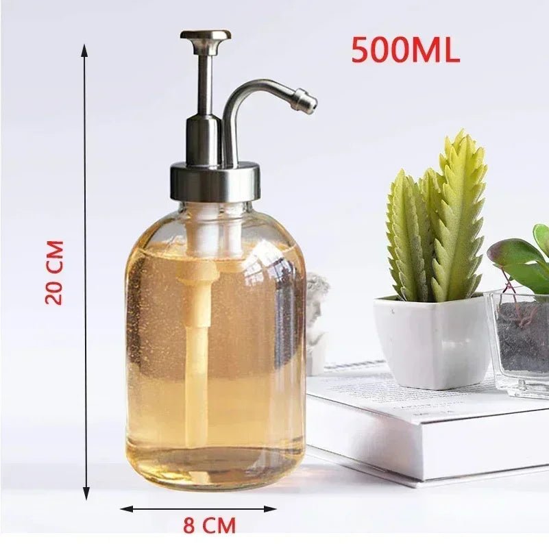 Elegant Glass Soap Dispenser - Hizoni