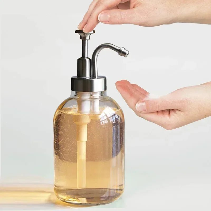 Elegant Glass Soap Dispenser - Hizoni
