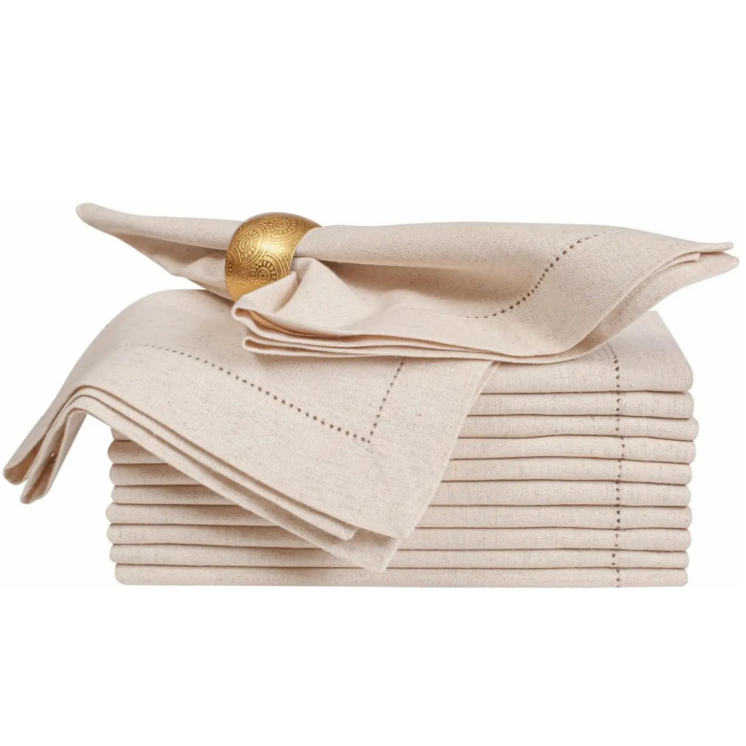 Elegant Linen Dinner Napkins Set - Hizoni