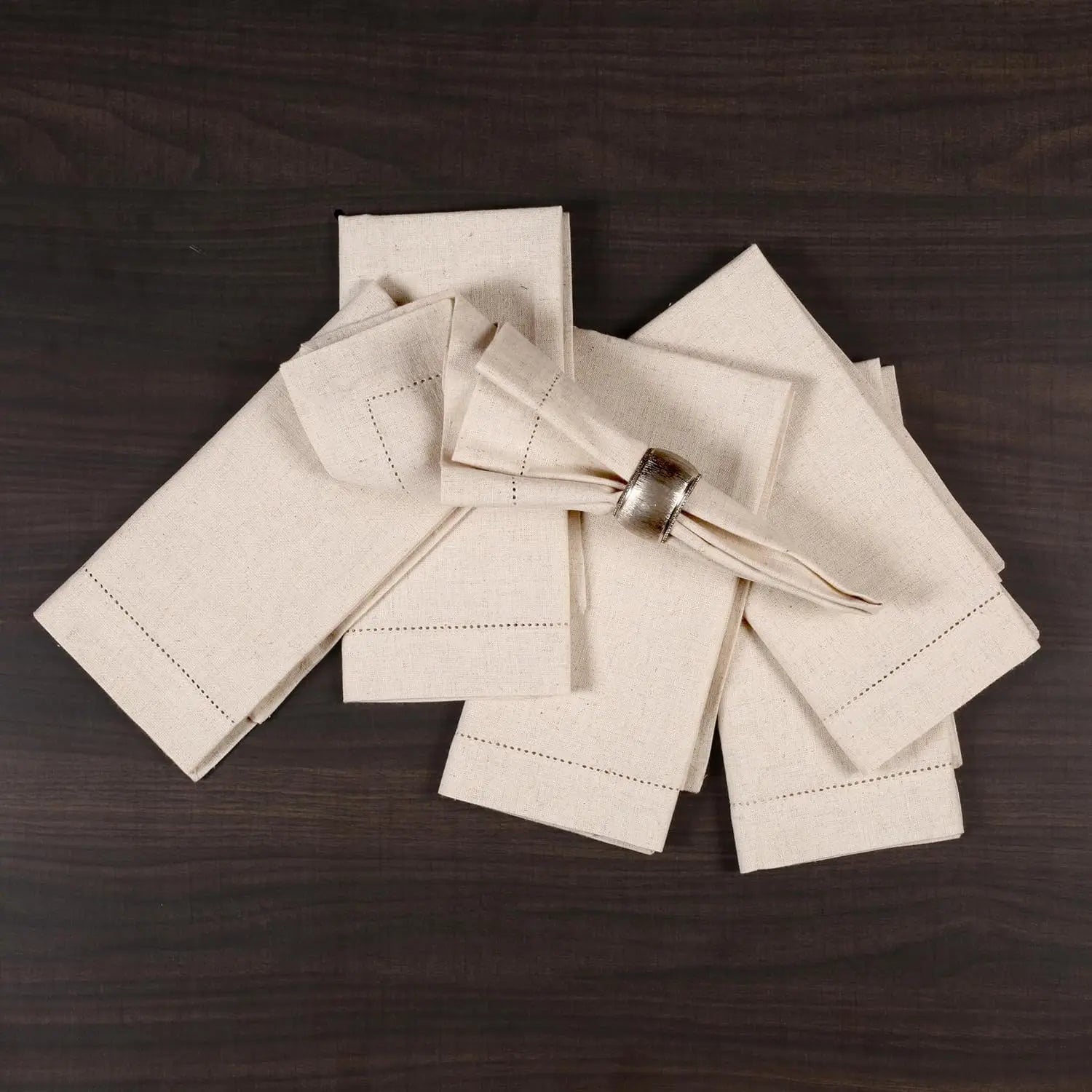 Elegant Linen Dinner Napkins Set - Hizoni