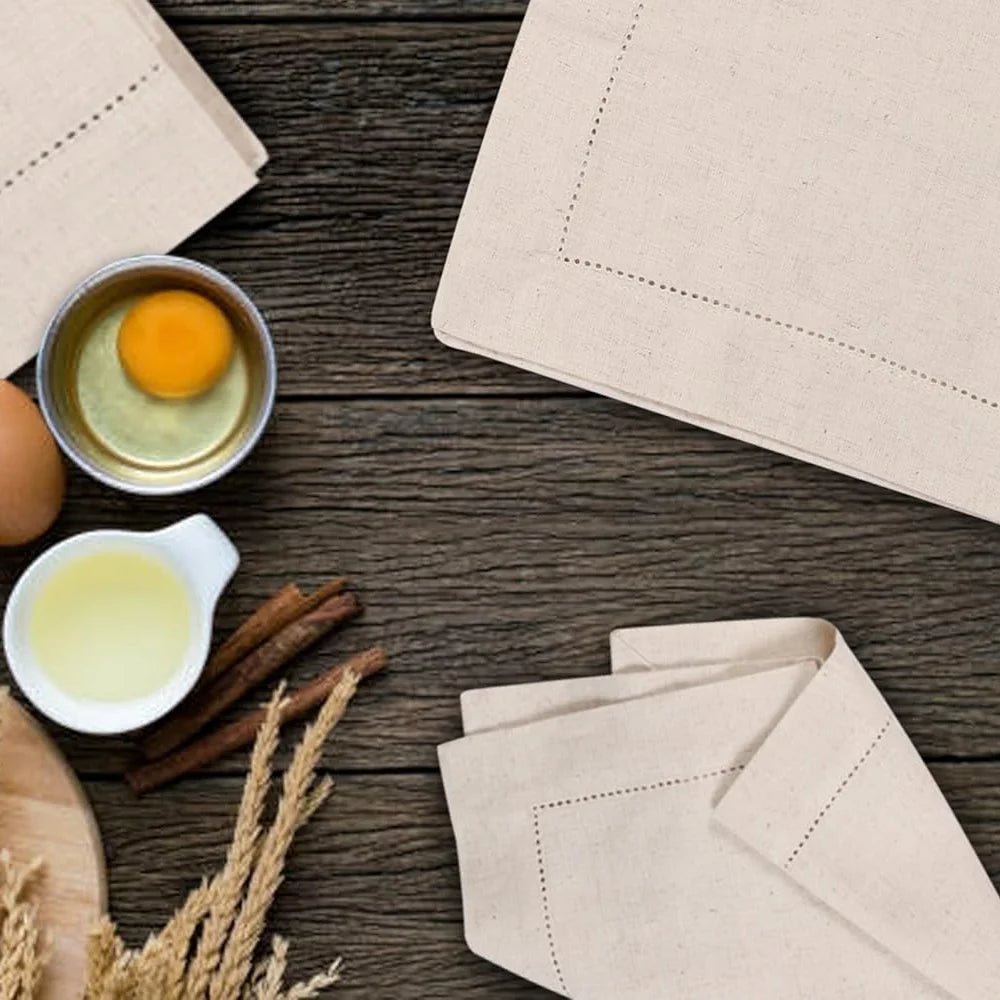 Elegant Linen Dinner Napkins Set - Hizoni