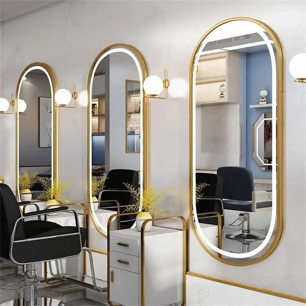 Elegant Oval LED Bathroom Mirror - Hizoni