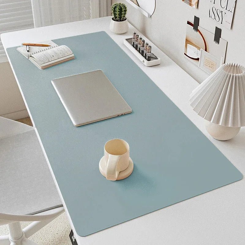 Elegant PU Leather Desk Mat - Hizoni