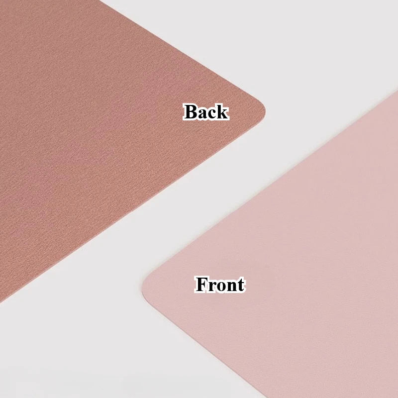 Elegant PU Leather Desk Mat - Hizoni