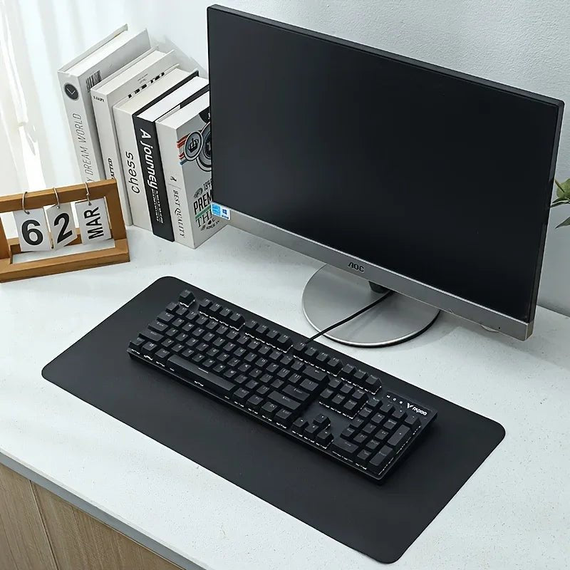 Elegant PU Leather Desk Mat - Hizoni