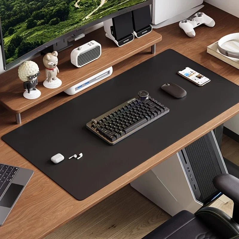 Elegant PU Leather Desk Mat - Hizoni