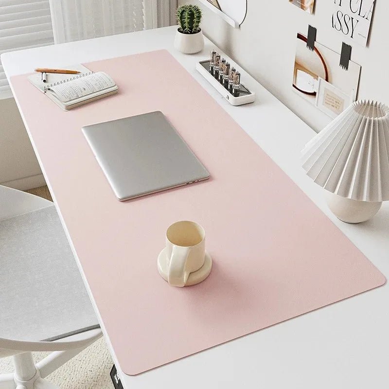 Elegant PU Leather Desk Mat - Hizoni