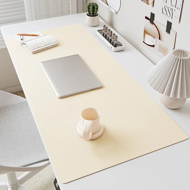 Elegant PU Leather Desk Mat - Hizoni