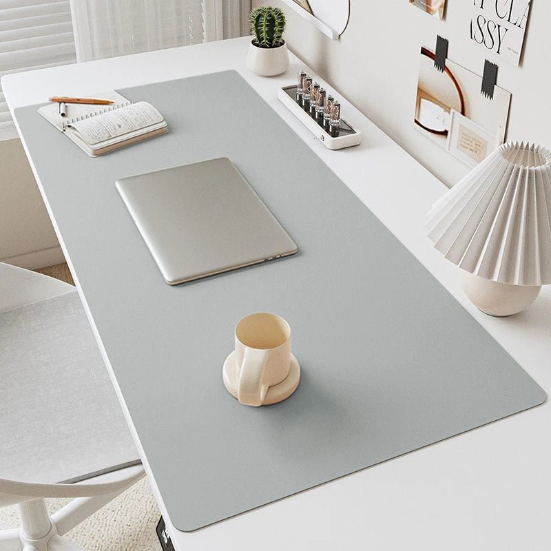 Elegant PU Leather Desk Mat - Hizoni