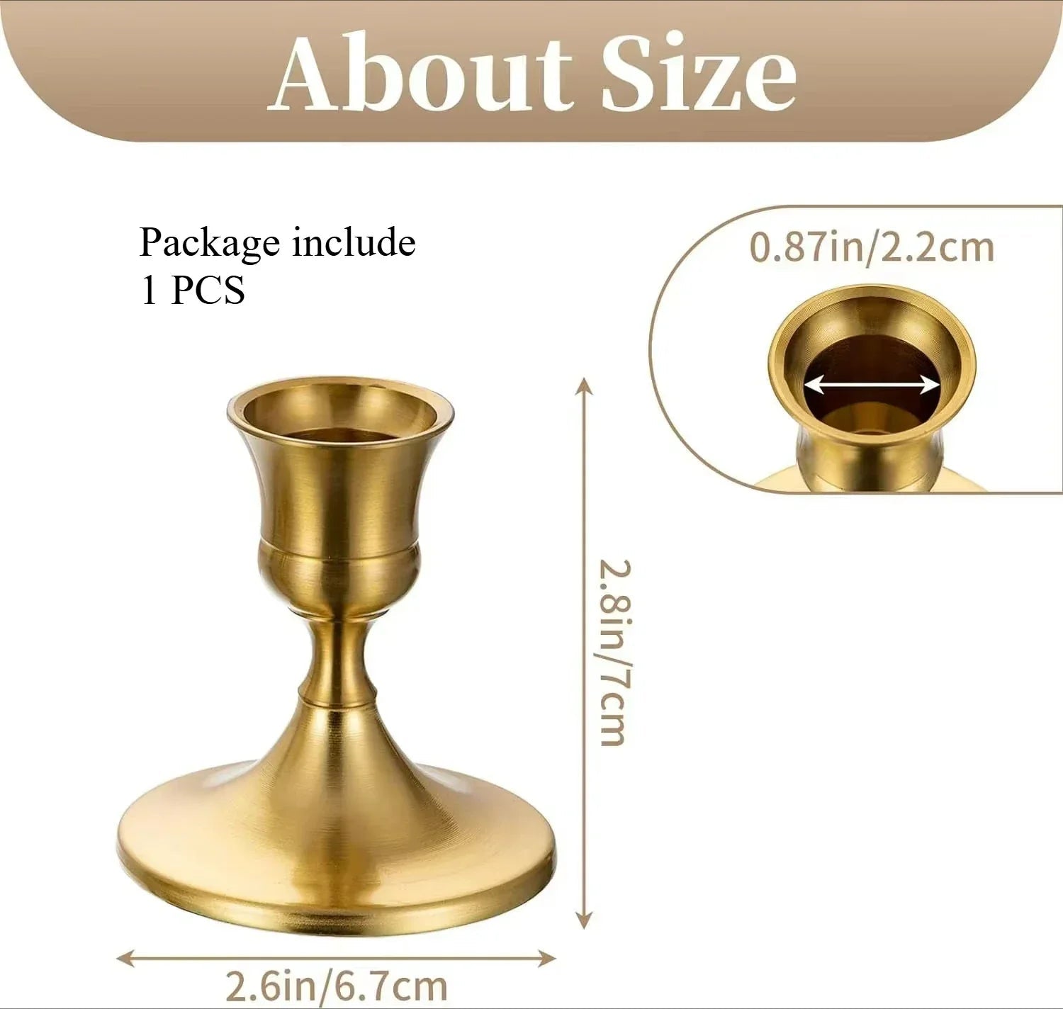 Elegant Vintage Candle Holders Set - Hizoni