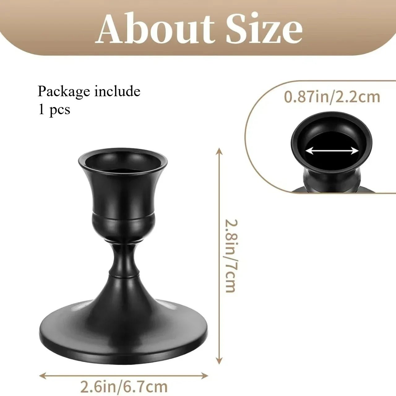 Elegant Vintage Candle Holders Set - Hizoni