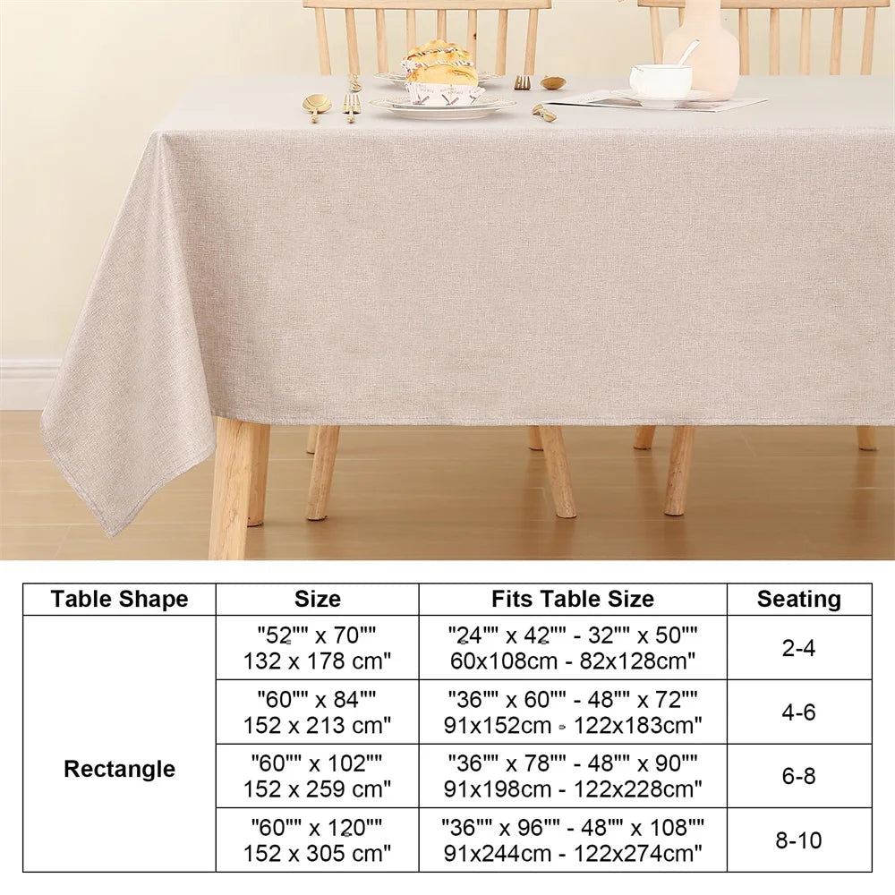 Elegant Waterproof Tablecloth - Hizoni