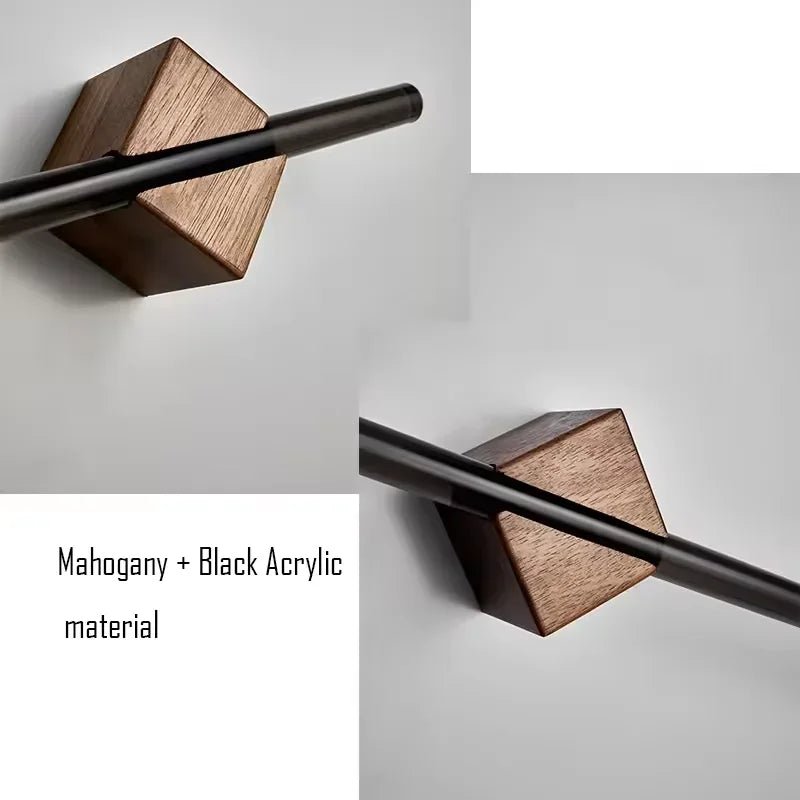 Elegant Wood Towel Rack - Hizoni
