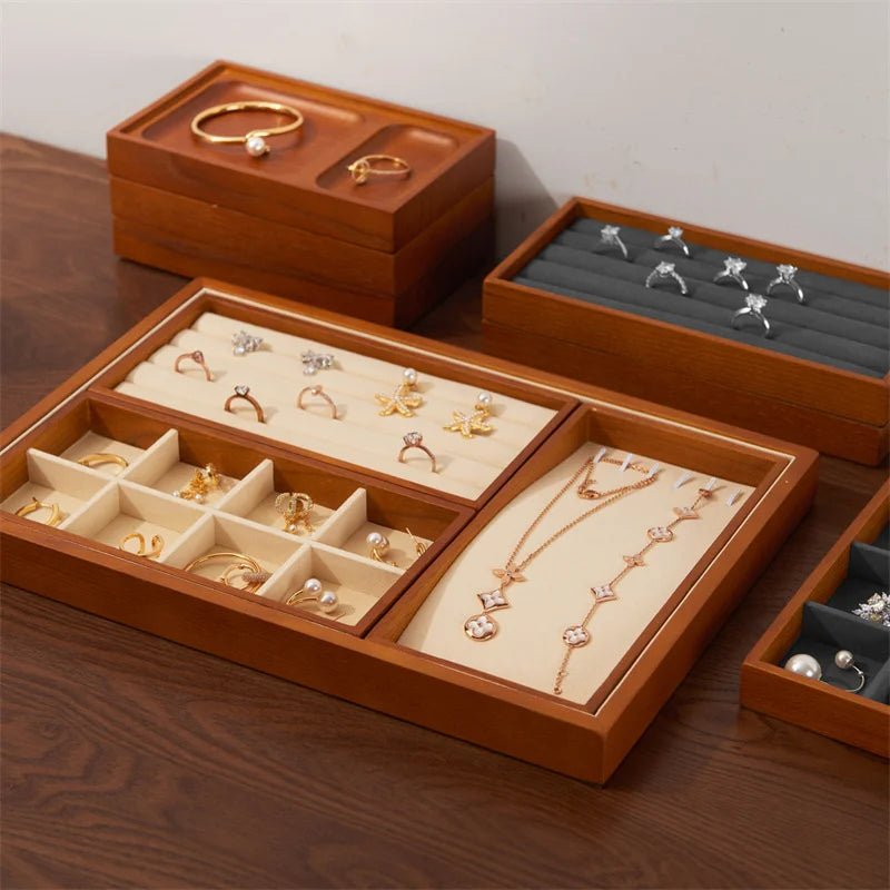 Elegant Wooden Jewelry Organizer - Hizoni