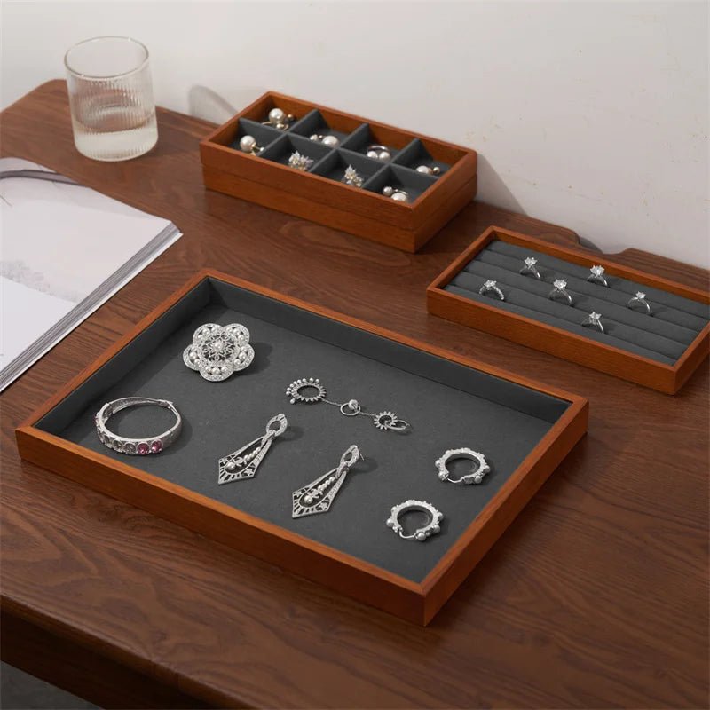 Elegant Wooden Jewelry Organizer - Hizoni