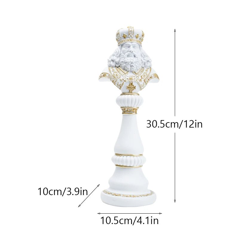 European Style Chess Figures (King, Queen, Knight) - Hizoni