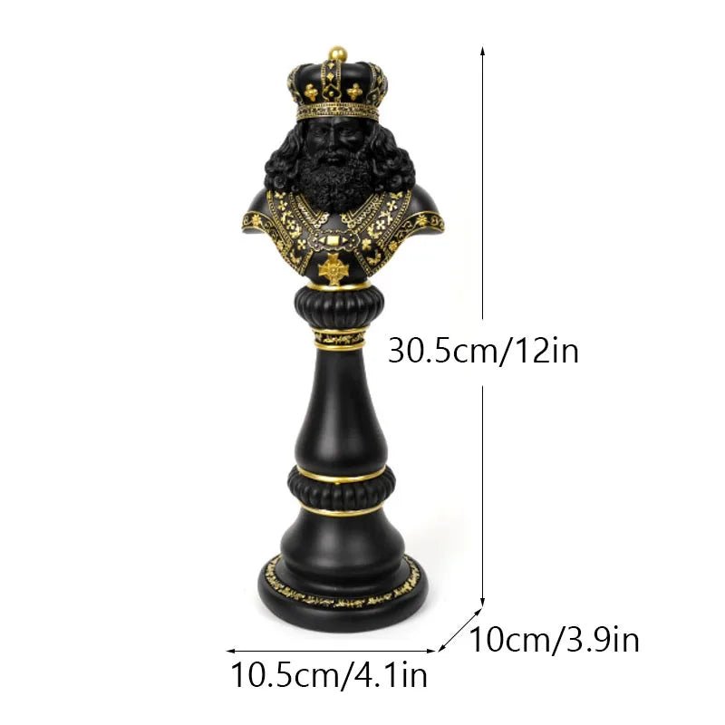 European Style Chess Figures (King, Queen, Knight) - Hizoni