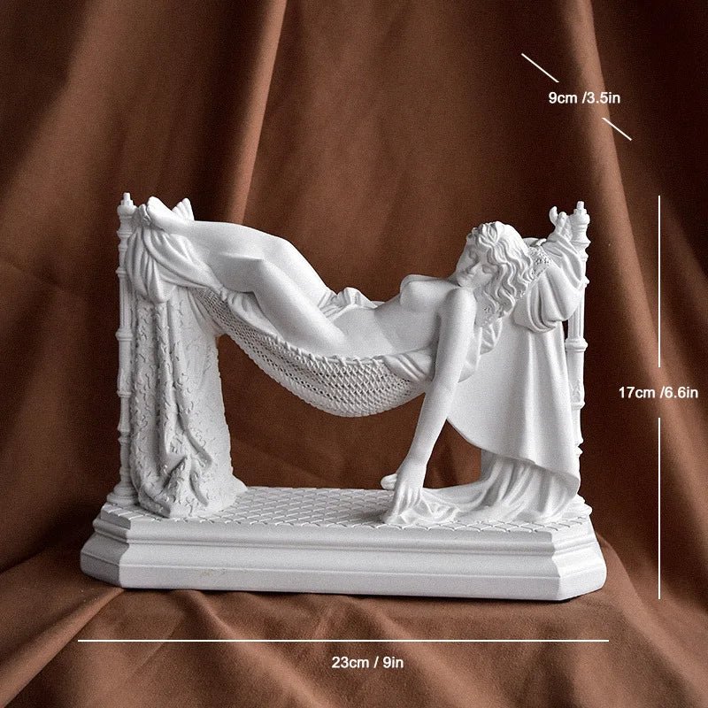 Greek Mythology Aphrodite Statue – Elegant Goddess Venus Resin Sculpture - Hizoni