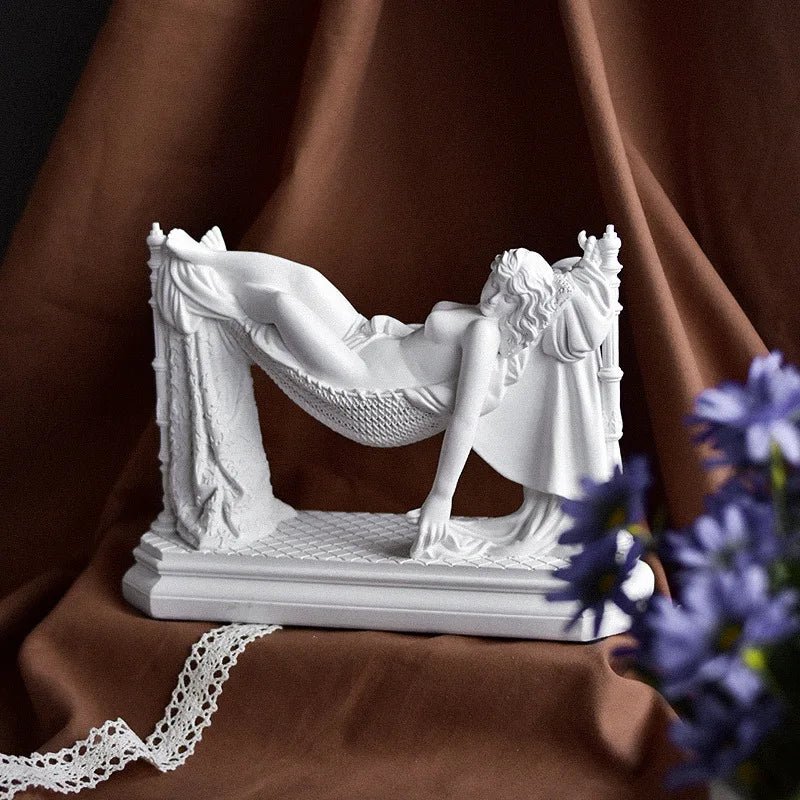 Greek Mythology Aphrodite Statue – Elegant Goddess Venus Resin Sculpture - Hizoni