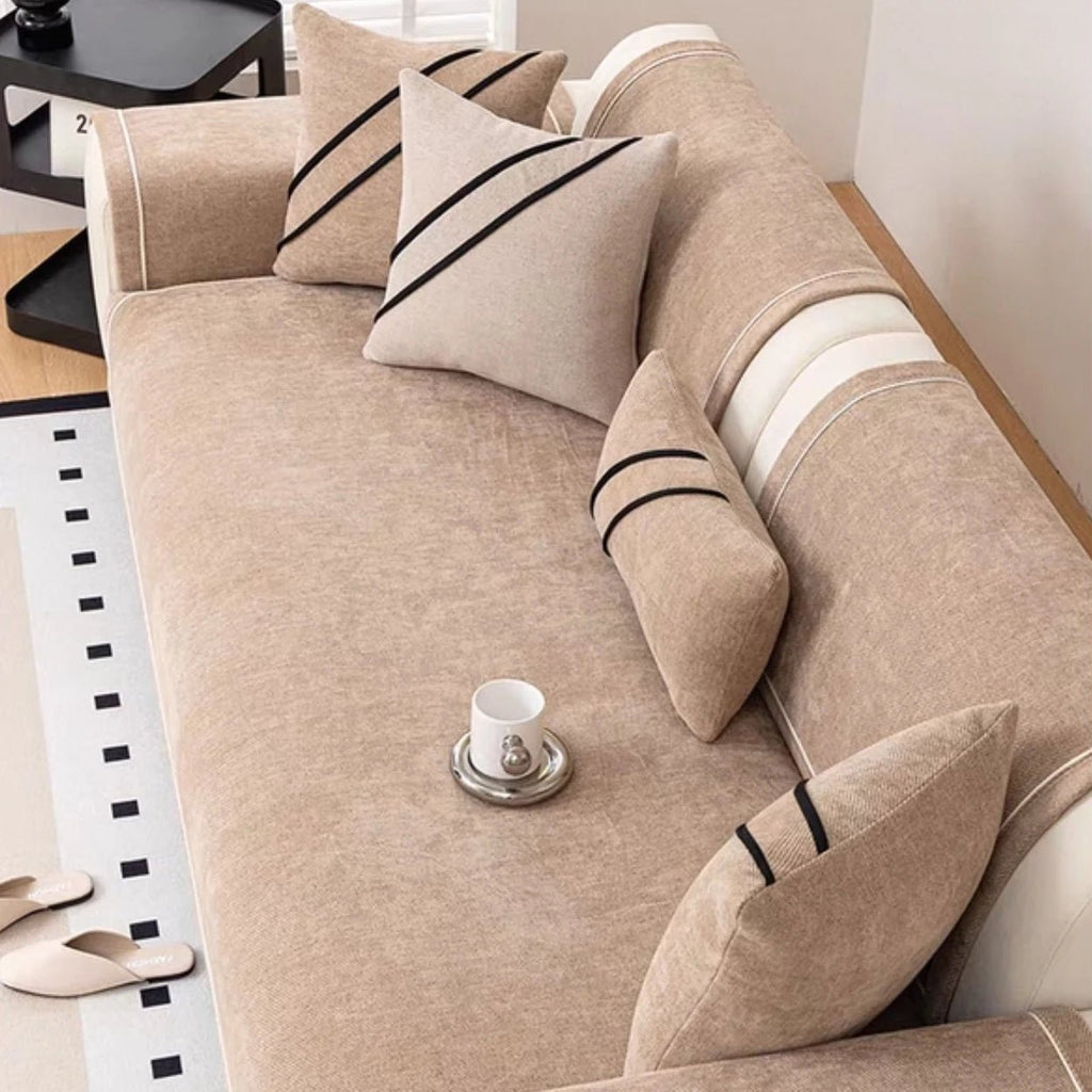 Luxurious Chenille Non - Slip Sofa Protector - Hizoni