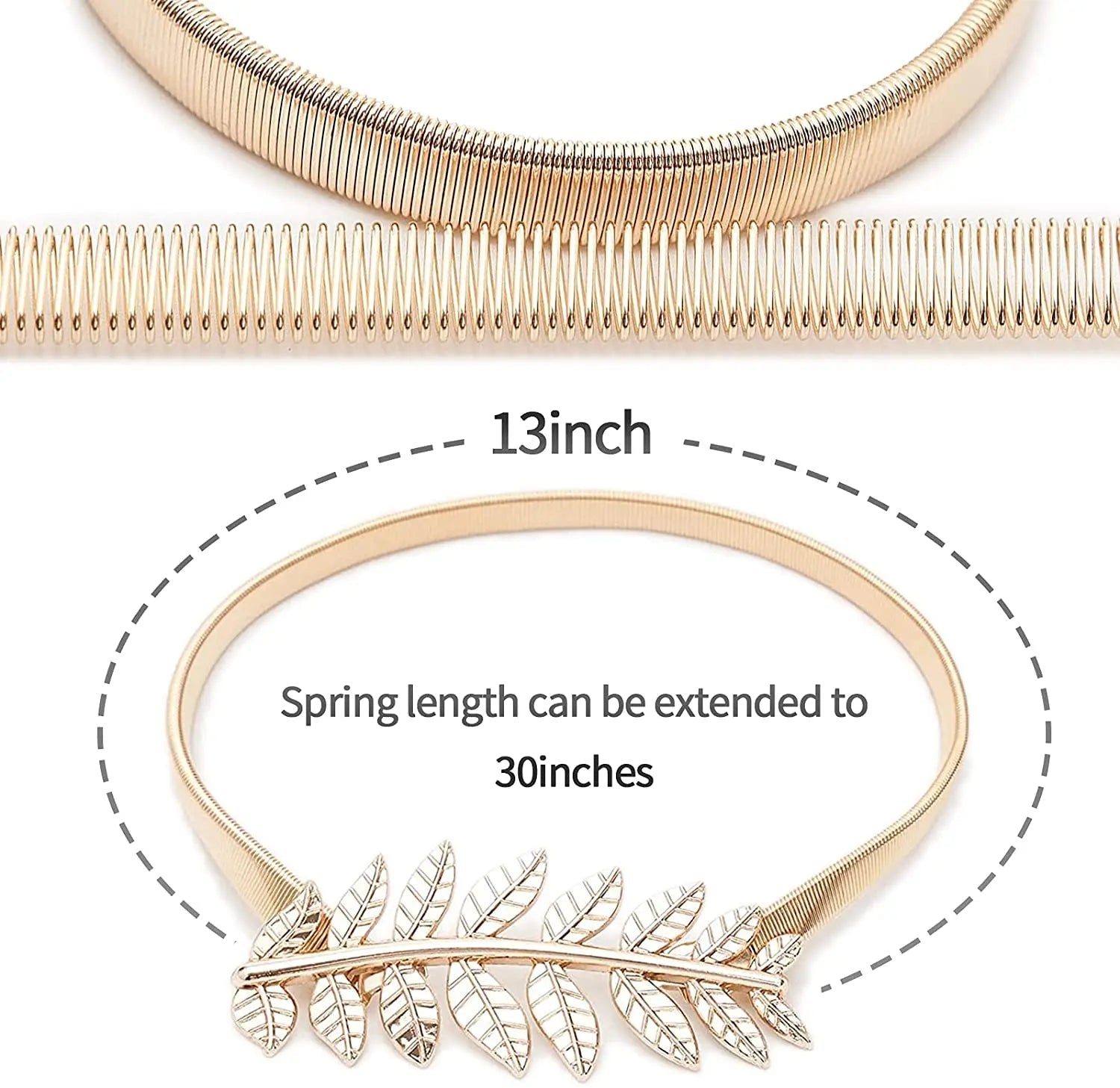 Luxury Leaf Curtain Tiebacks – Elastic Metal Drapery Holdbacks - Hizoni