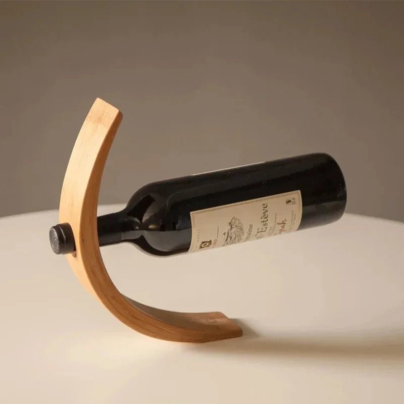 Modern Wooden Wine Rack – Sleek, Space - Saving & Minimalist - Hizoni