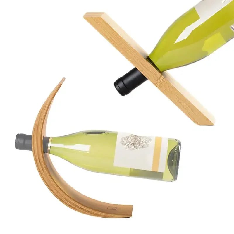 Modern Wooden Wine Rack – Sleek, Space - Saving & Minimalist - Hizoni
