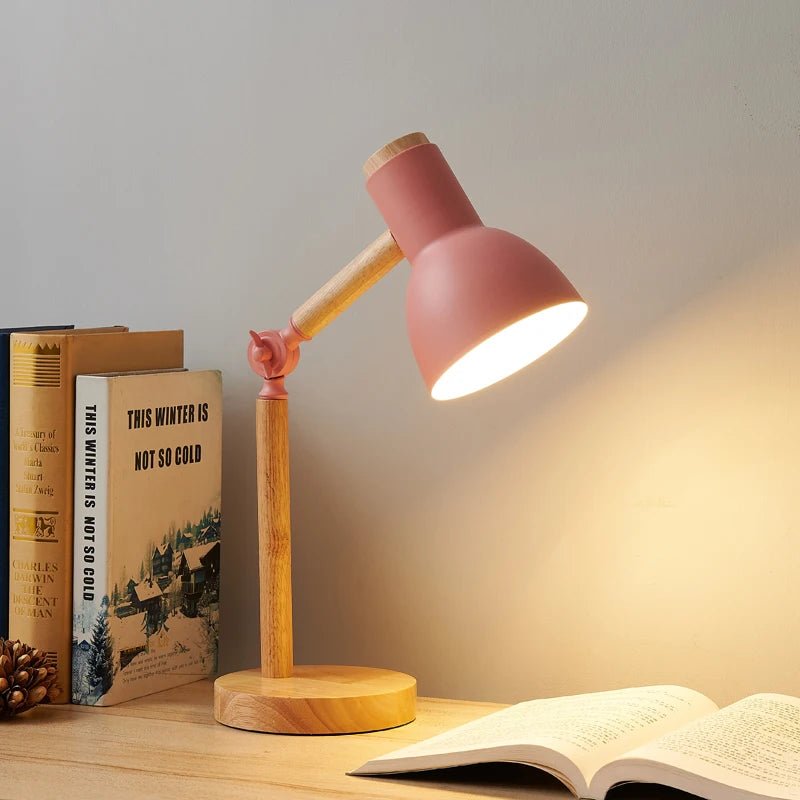 Nordic Wooden LED Desk Lamp - Hizoni