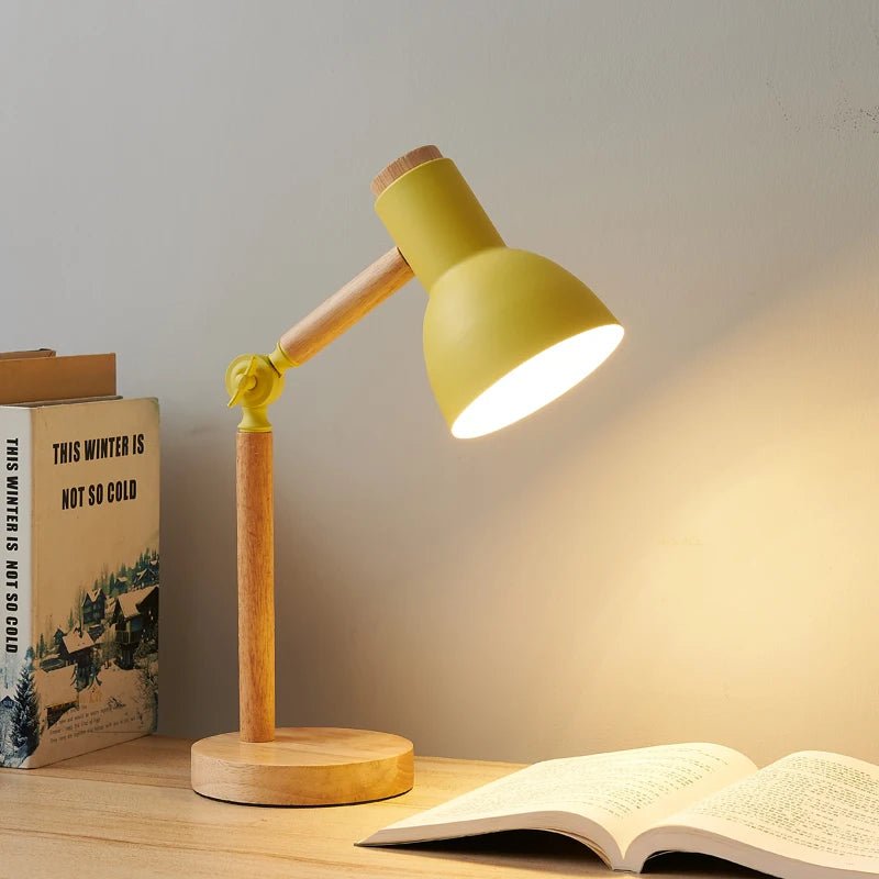 Nordic Wooden LED Desk Lamp - Hizoni