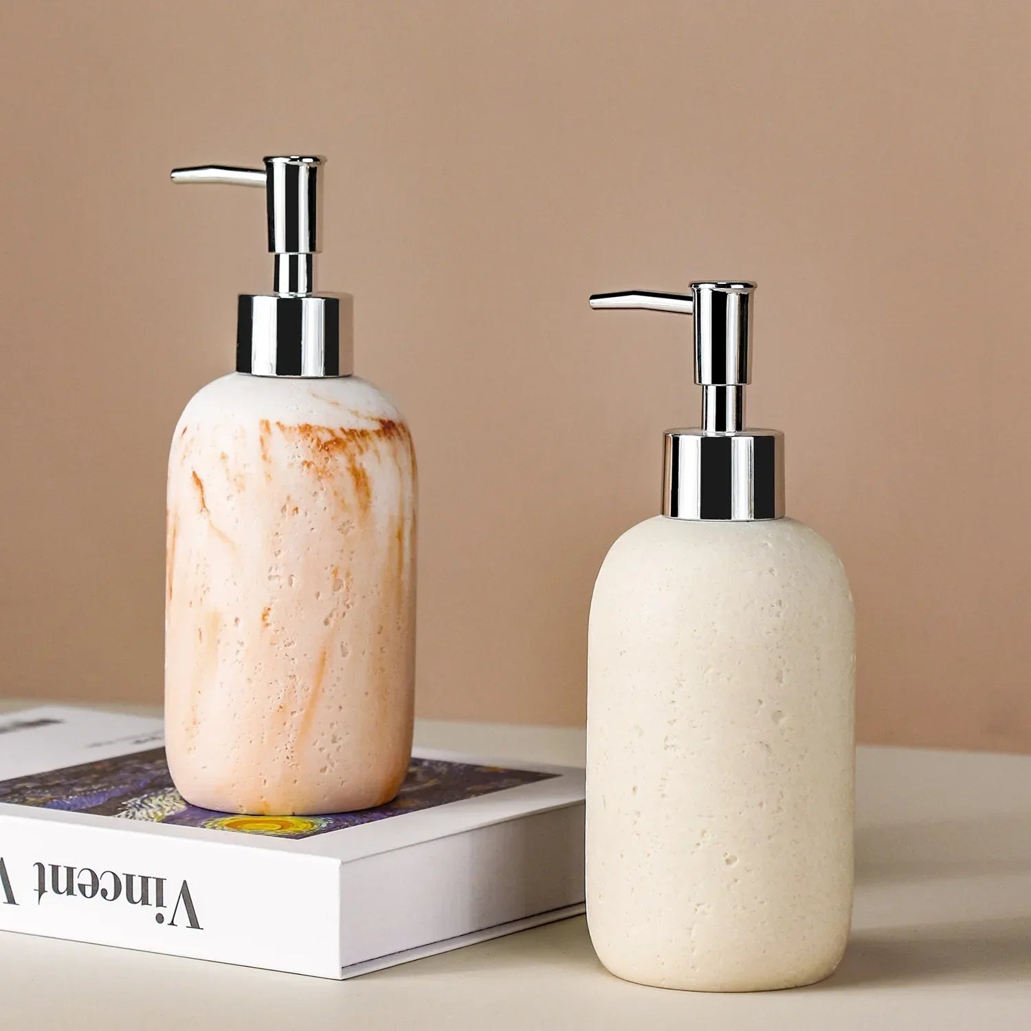 Refillable Stone Lotion Dispenser - Hizoni