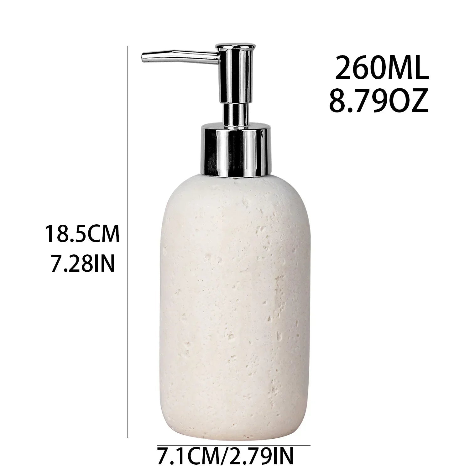 Refillable Stone Lotion Dispenser - Hizoni