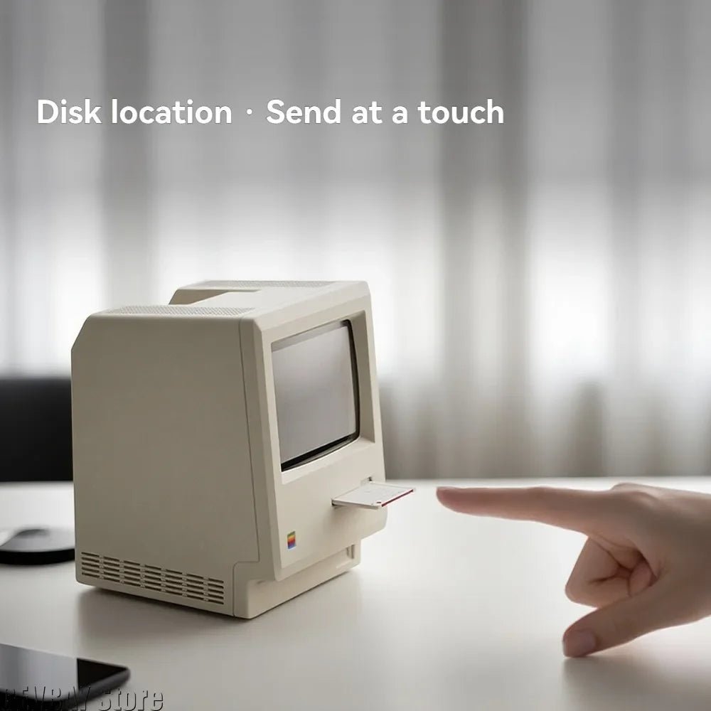 Retro Alarm Clock with Keyboard Charm - Hizoni