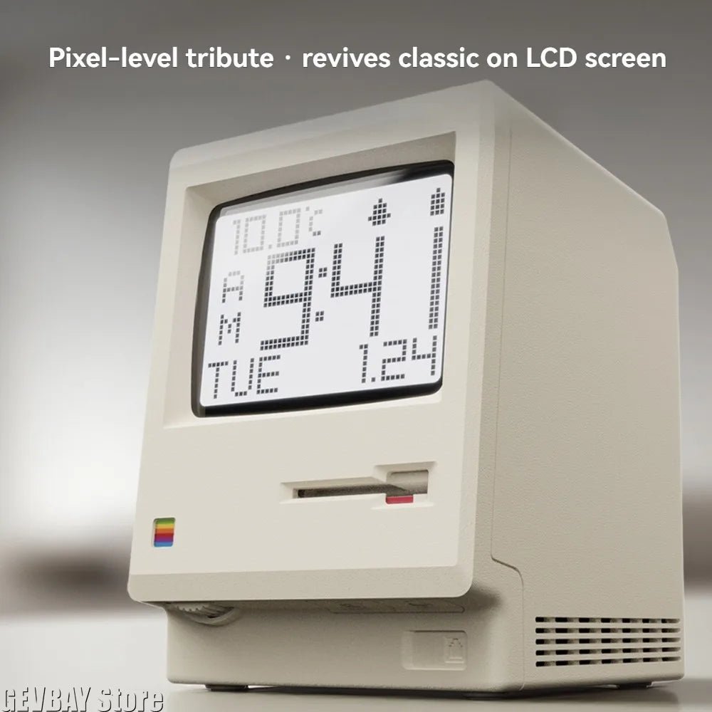 Retro Alarm Clock with Keyboard Charm - Hizoni
