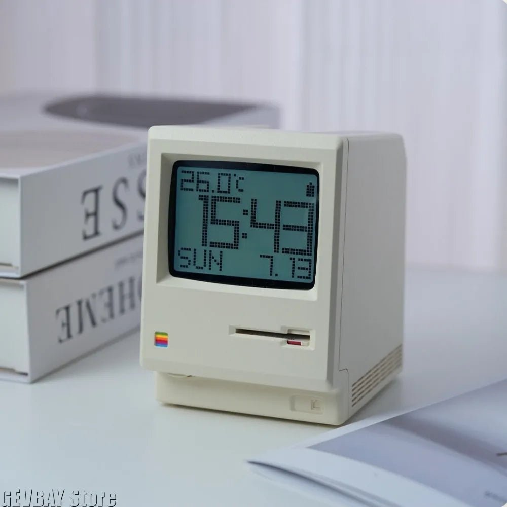 Retro Alarm Clock with Keyboard Charm - Hizoni