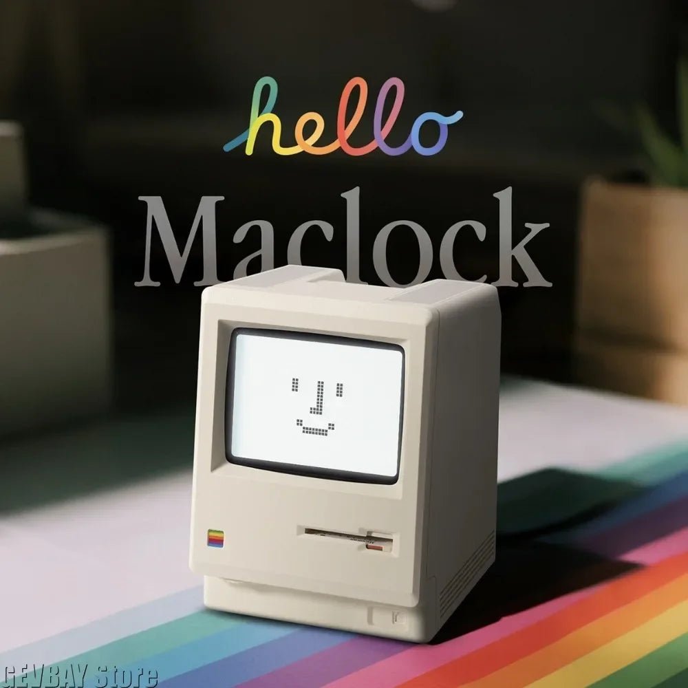 Retro Alarm Clock with Keyboard Charm - Hizoni