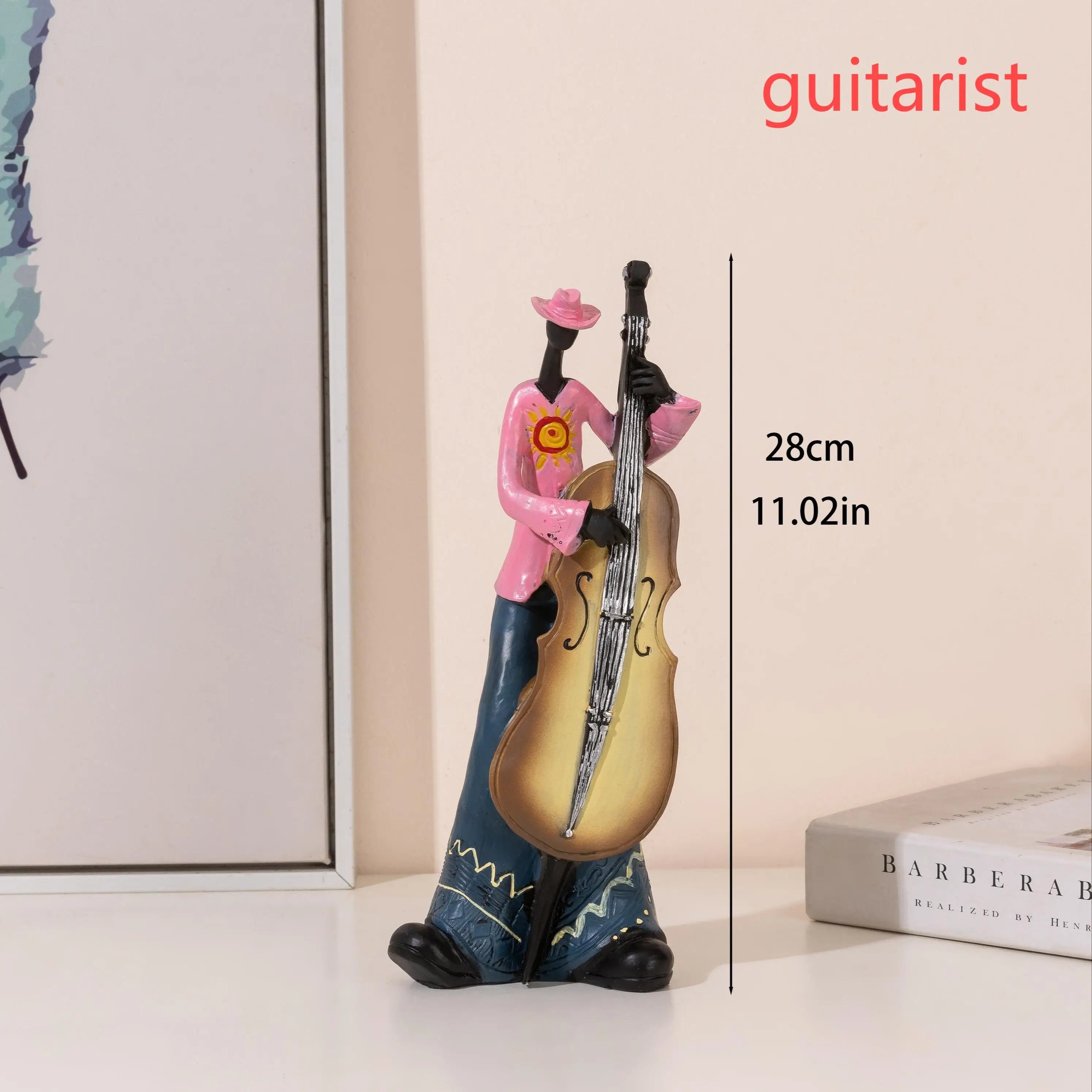 Retro Jazz Band Figurine Collection – Creative Musical Instrument Statue - Hizoni